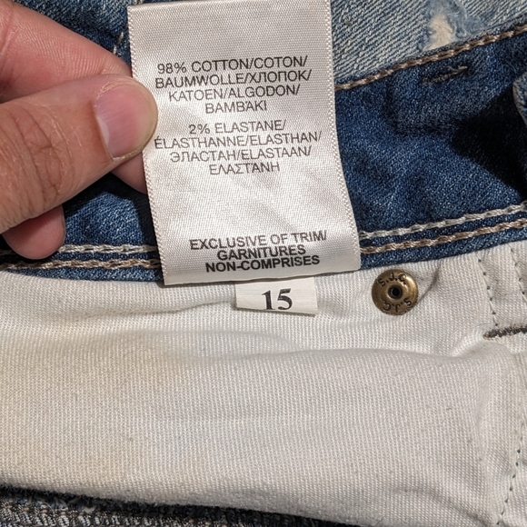 Silver Berkeley Cutoff Denim Shorts Sz 28 - Picture 7 of 7